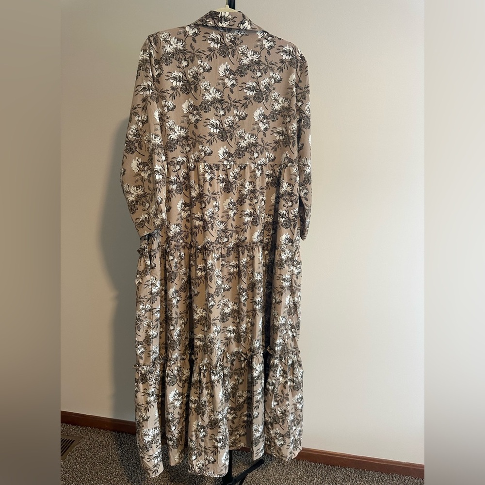 Inherit Co Floral Brown Dress - Picture 4 of 5